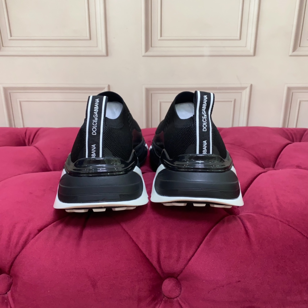 Dolce & Gabbana Stretch Mesh Fast Sneaker 'Black' - DopestKickz