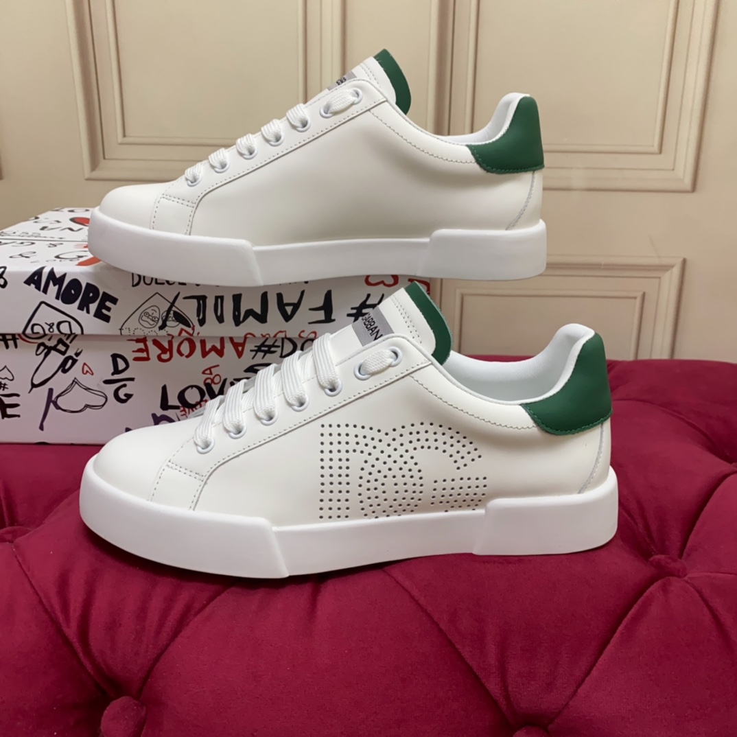 Dolce & Gabbana Calfskin Portofino sneakers   - DopestKickz