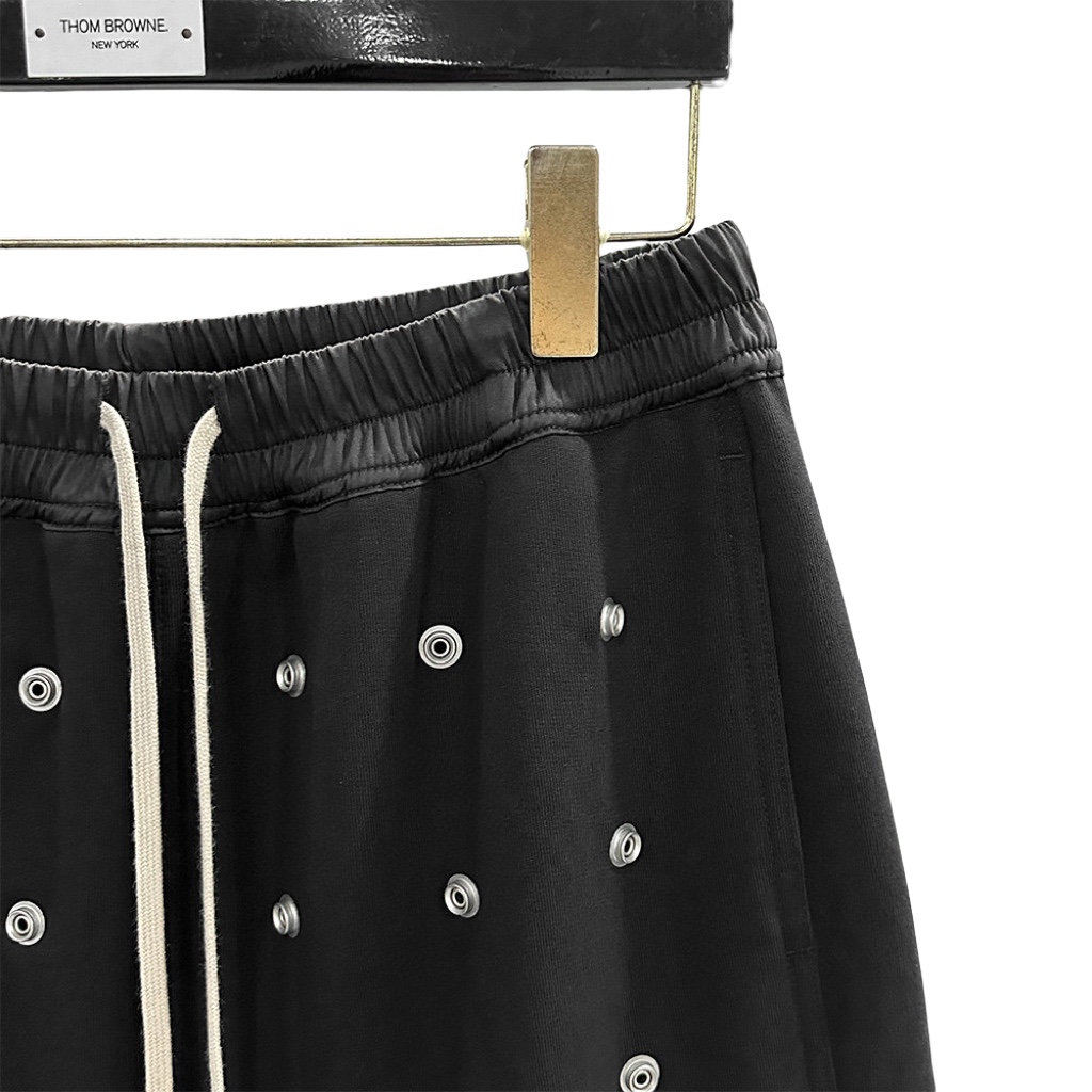Rick Owens DRKSHDW Embellished Cotton Shorts - DopestKickz