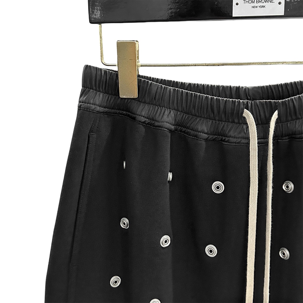 Rick Owens DRKSHDW Embellished Cotton Shorts - DopestKickz