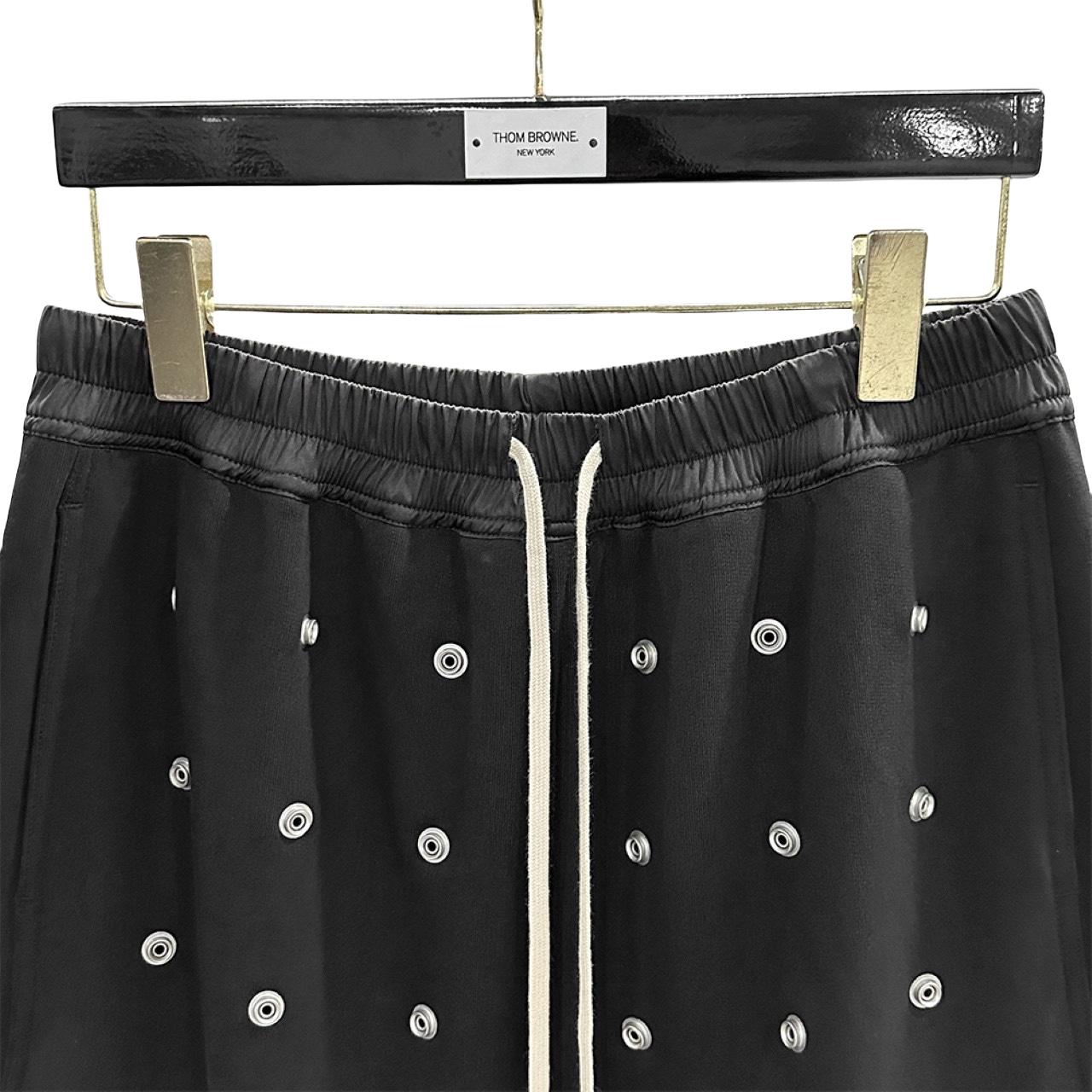 Rick Owens DRKSHDW Embellished Cotton Shorts - DopestKickz