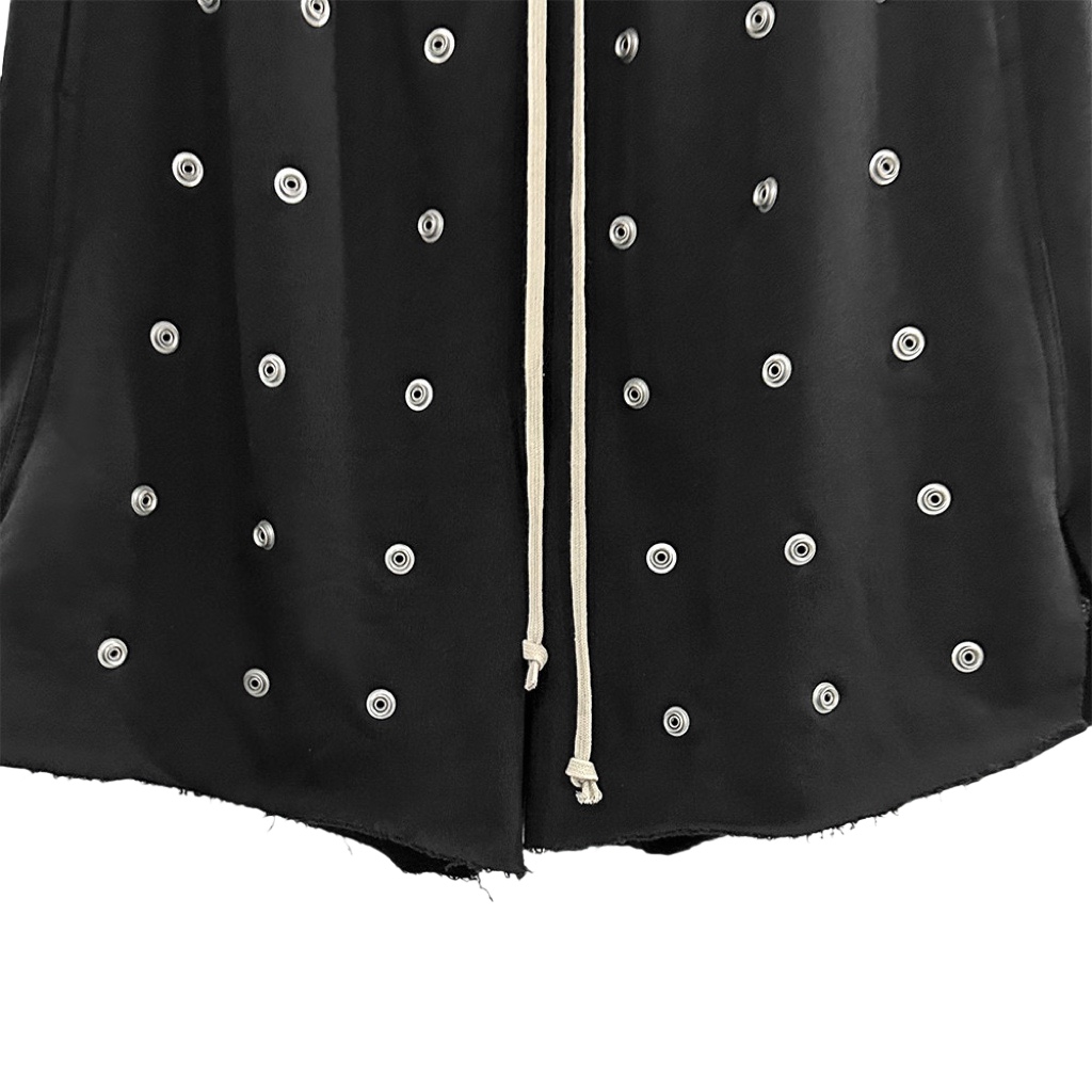 Rick Owens DRKSHDW Embellished Cotton Shorts - DopestKickz