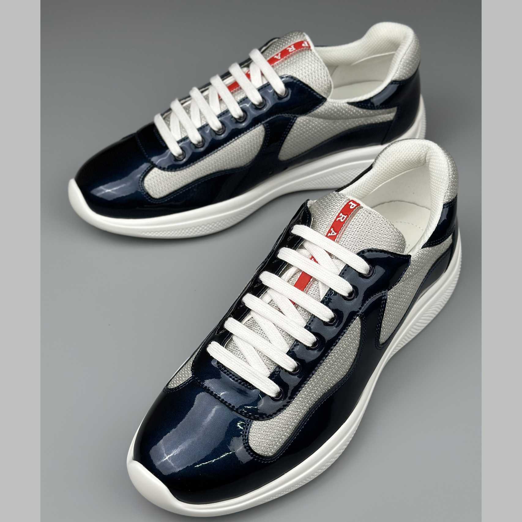 Prada America's Cup Biker Fabric Sneakers - DopestKickz
