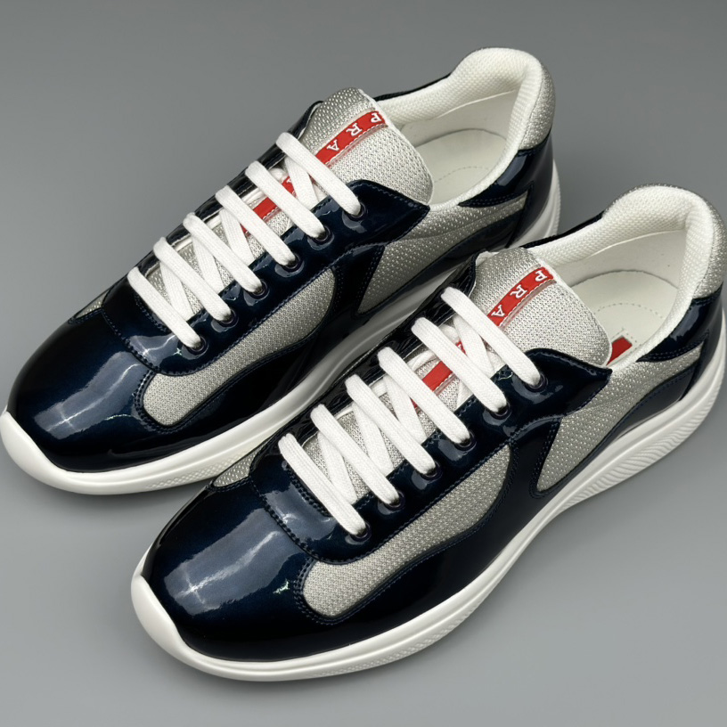 Prada America's Cup Biker Fabric Sneakers - DopestKickz
