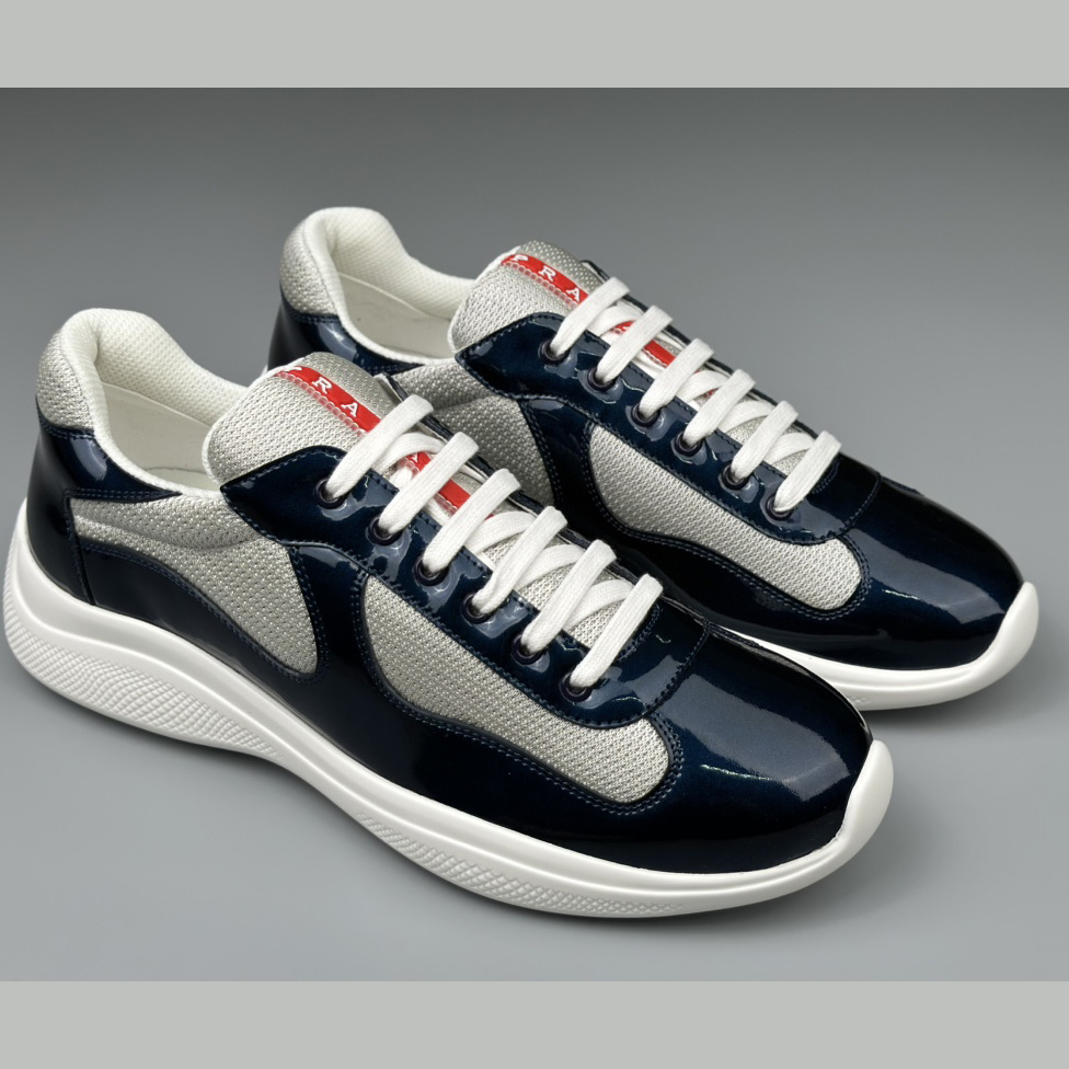 Prada America's Cup Biker Fabric Sneakers - DopestKickz