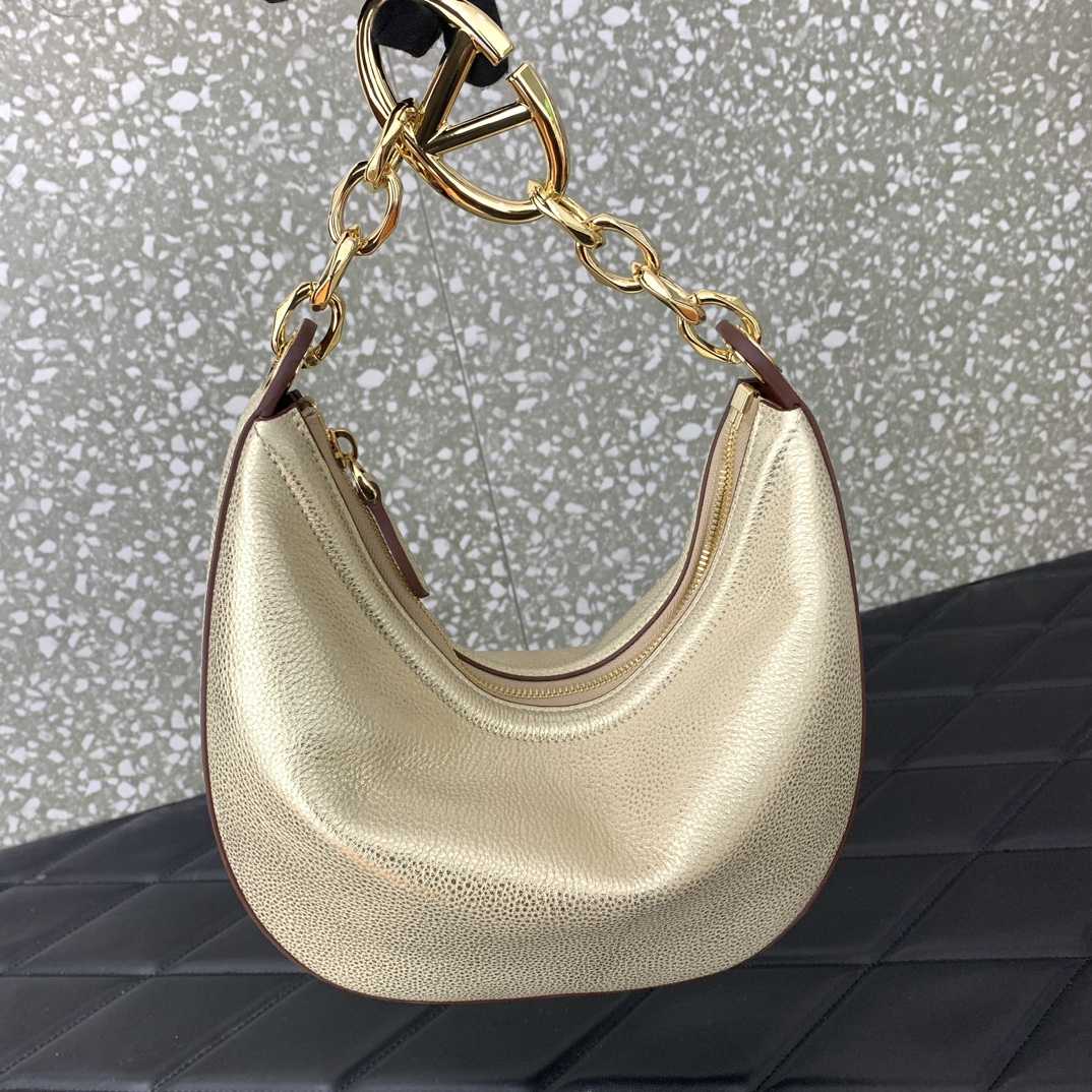 Valenti Garavani VLogo Moon Shoulder Bag (20*23*8cm) - DopestKickz