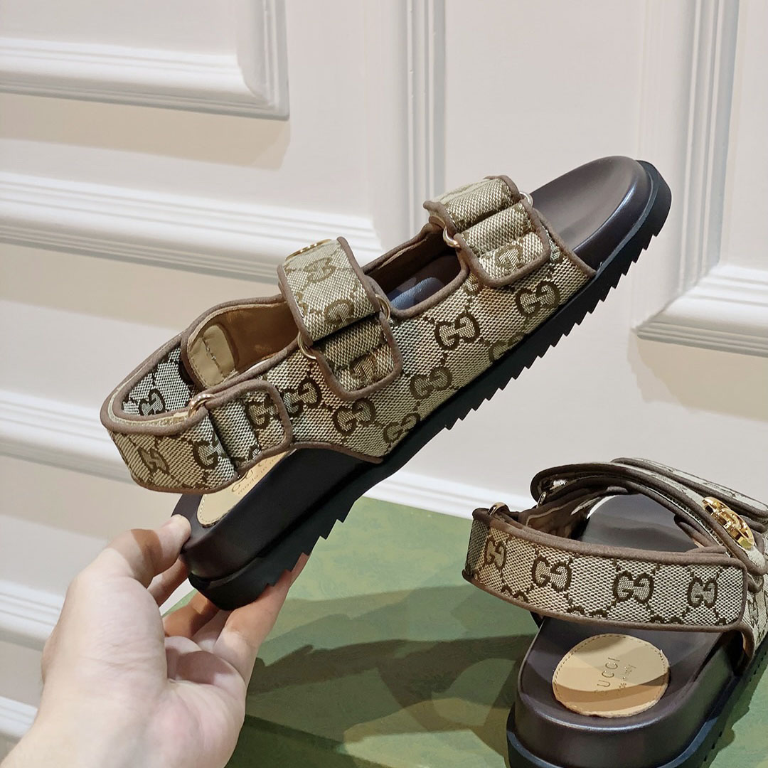 Gucci Women's Double G Sandal  - DopestKickz