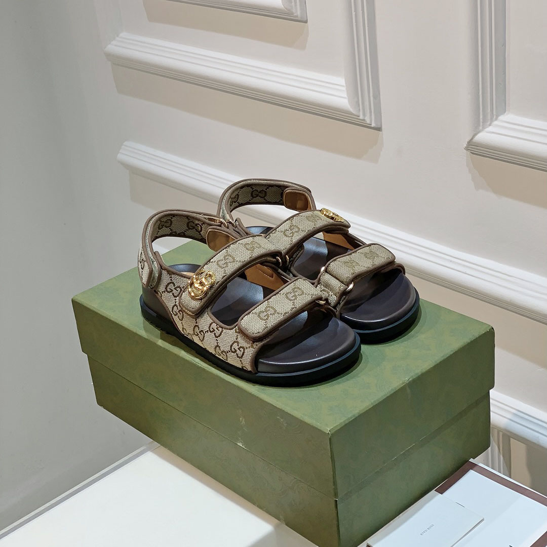 Gucci Women's Double G Sandal  - DopestKickz