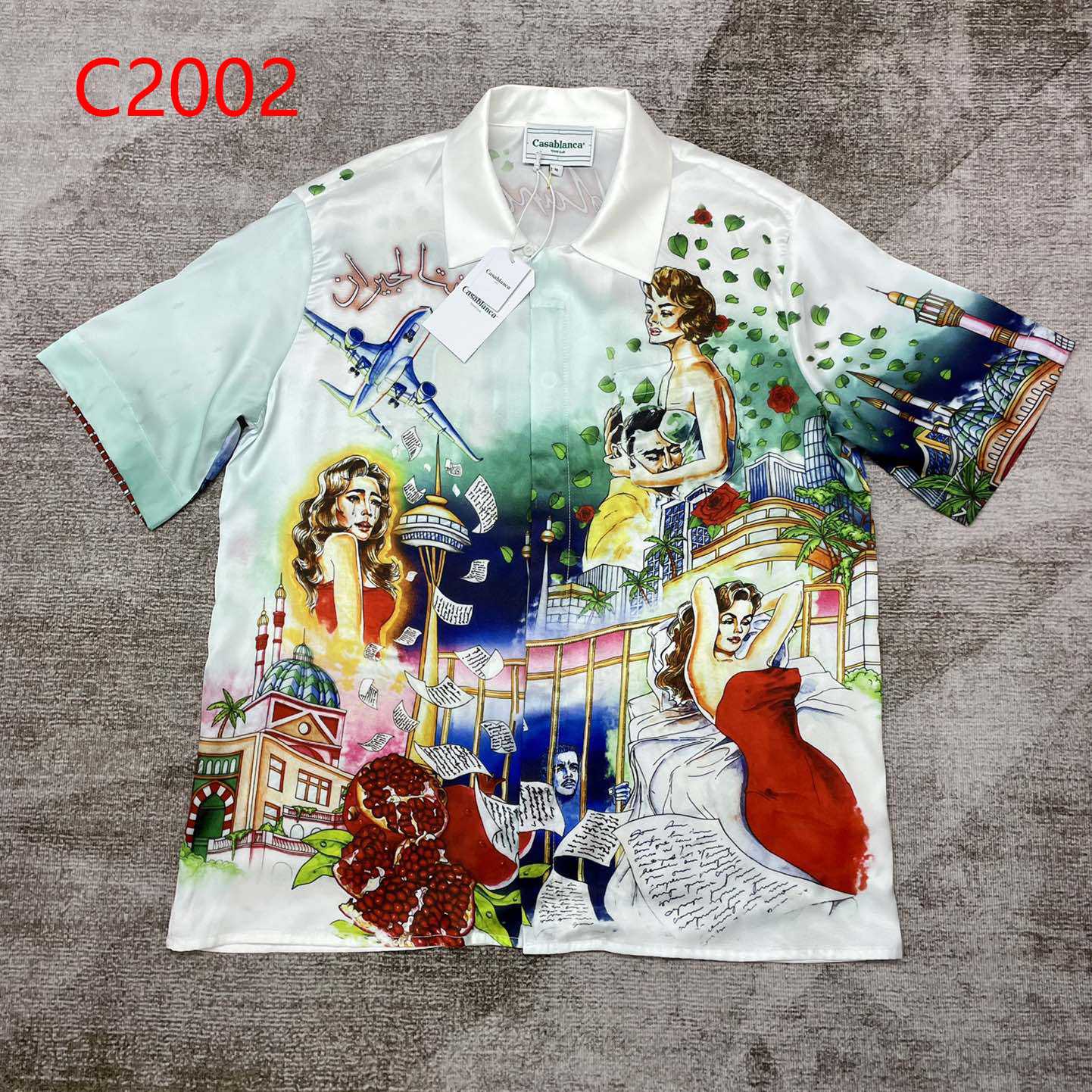 Casablanca La Liason Silk Shirt     C2002 - DopestKickz