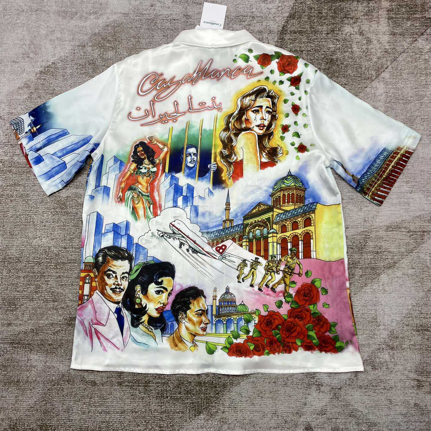 Casablanca La Liason Silk Shirt     C2002 - DopestKickz