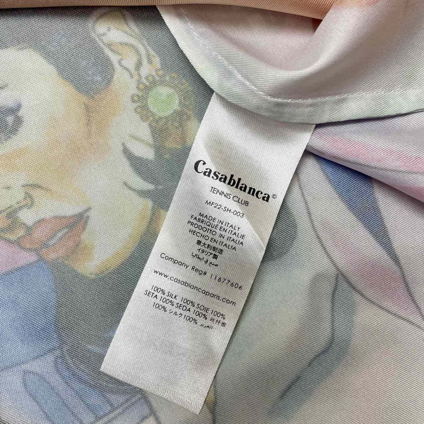 Casablanca La Liason Silk Shirt     C2002 - DopestKickz
