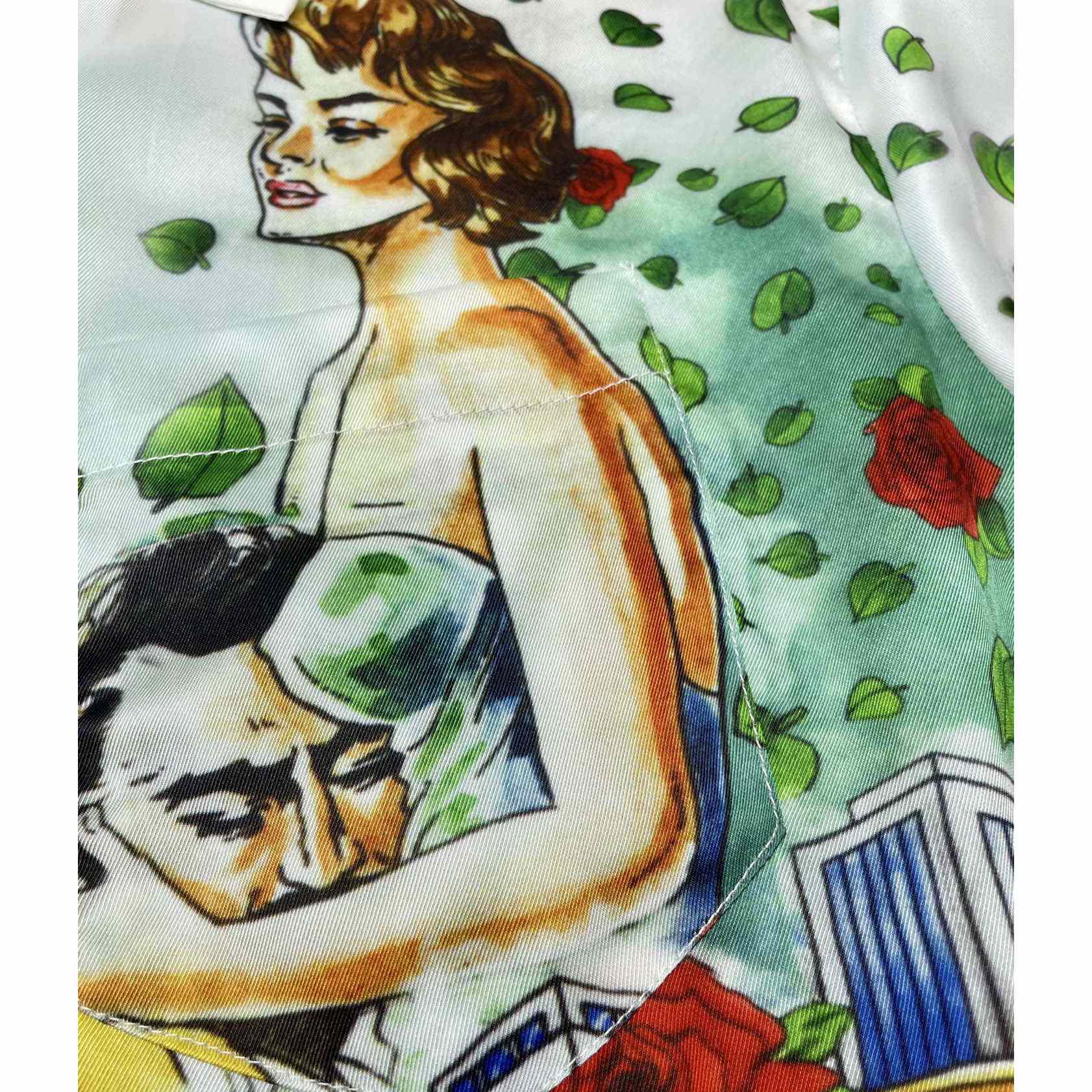 Casablanca La Liason Silk Shirt     C2002 - DopestKickz