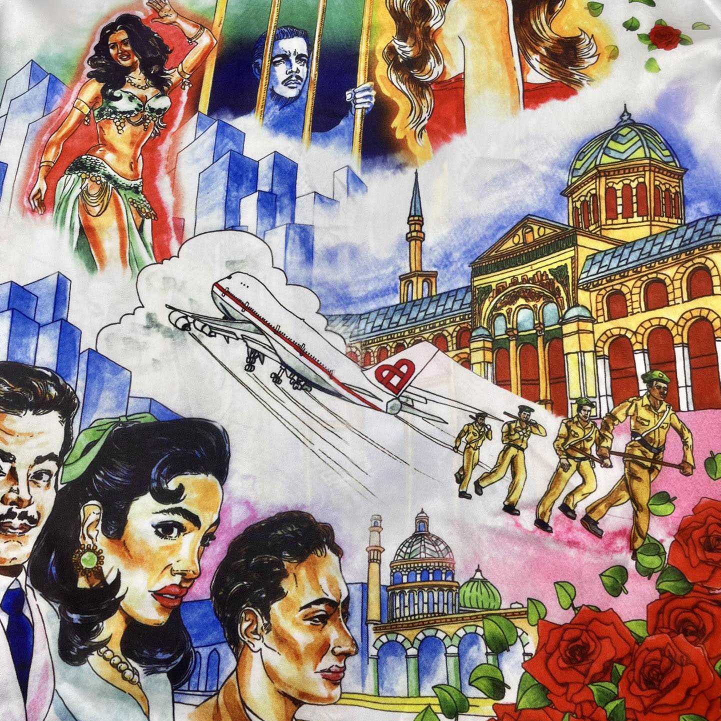 Casablanca La Liason Silk Shirt     C2002 - DopestKickz