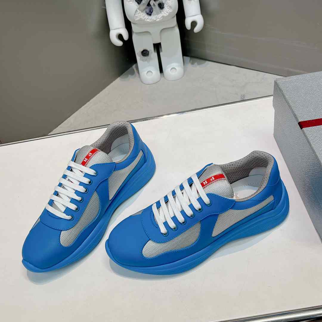 Prada America's Cup Soft Rubber And Bike Fabric Sneakers - DopestKickz