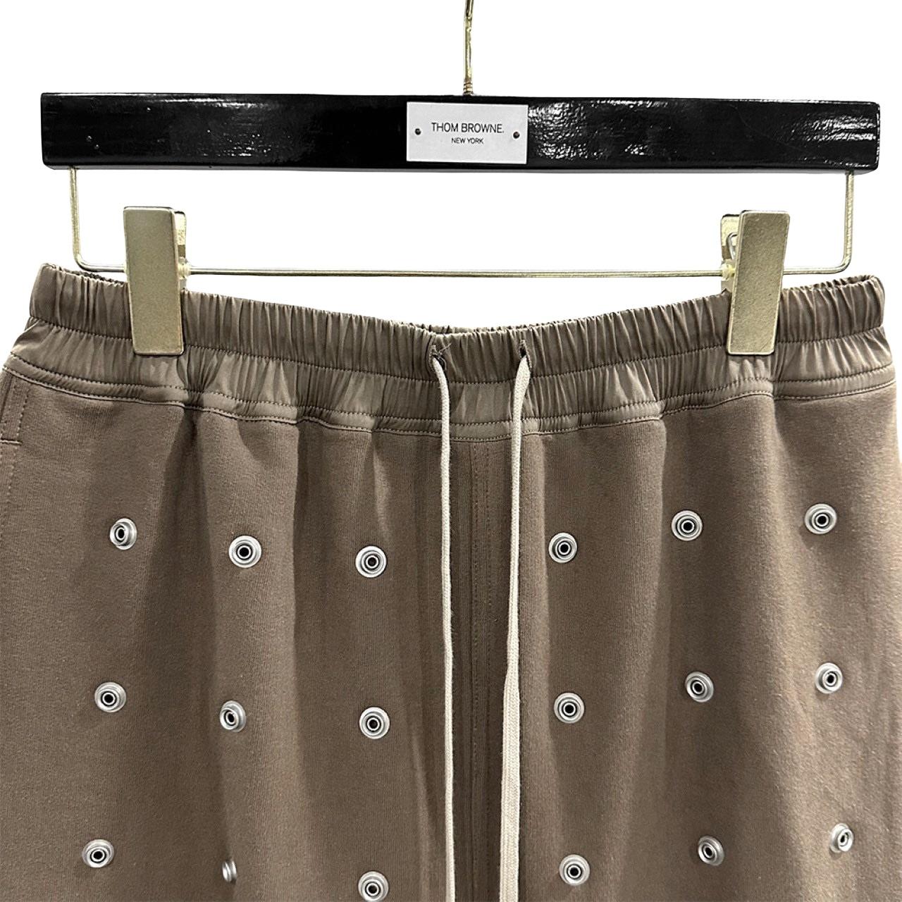 Rick Owens DRKSHDW Embellished Cotton Shorts - DopestKickz
