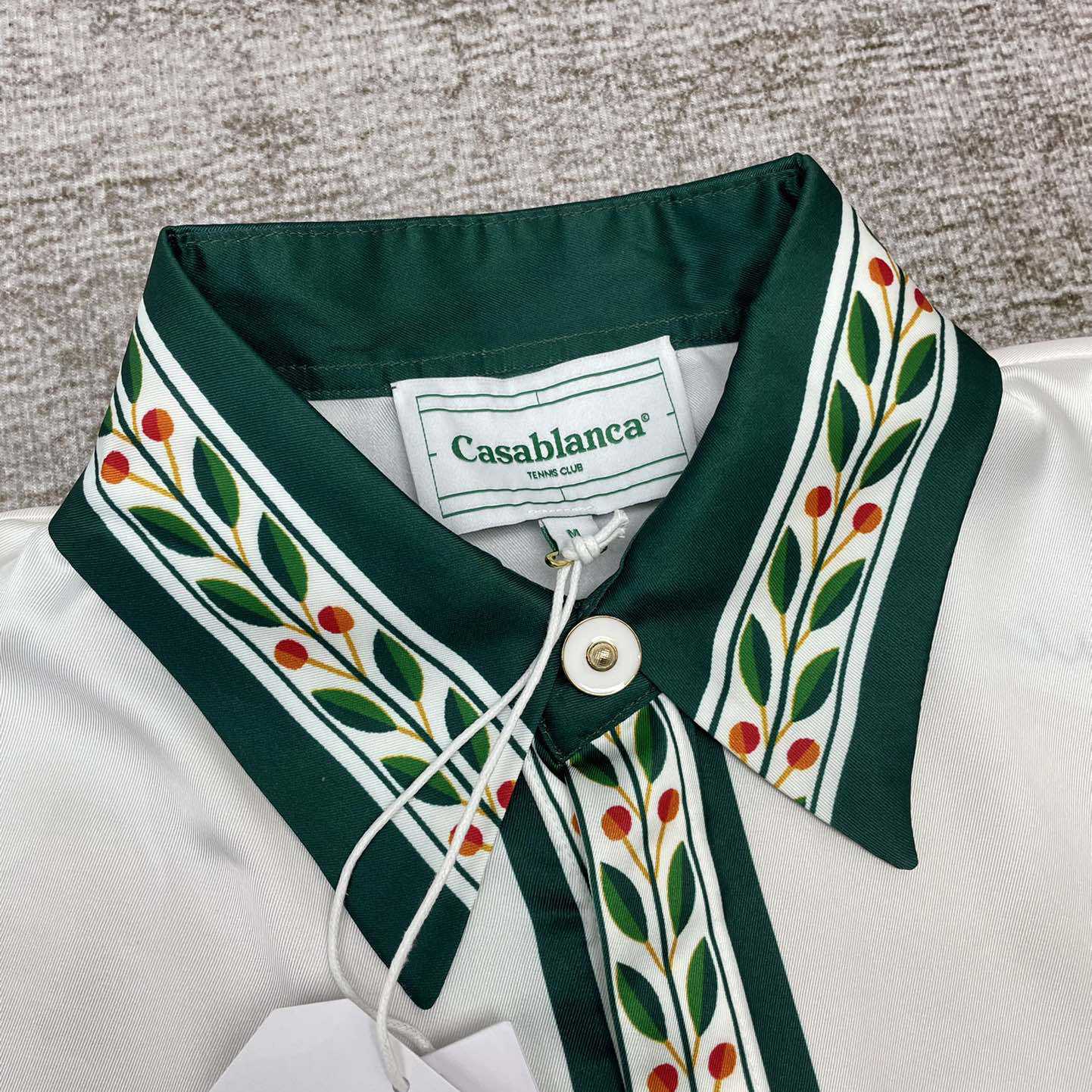 Casablanca Oranges L’amour En Fleur Silk Shirt   CA3461 - DopestKickz