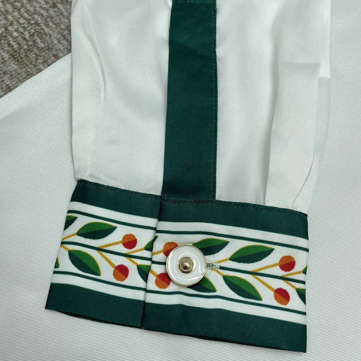 Casablanca Oranges L’amour En Fleur Silk Shirt   CA3461 - DopestKickz