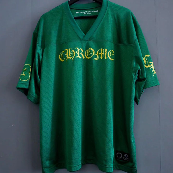 Chrome Hearts Warm Up Jersey Green - DopestKickz
