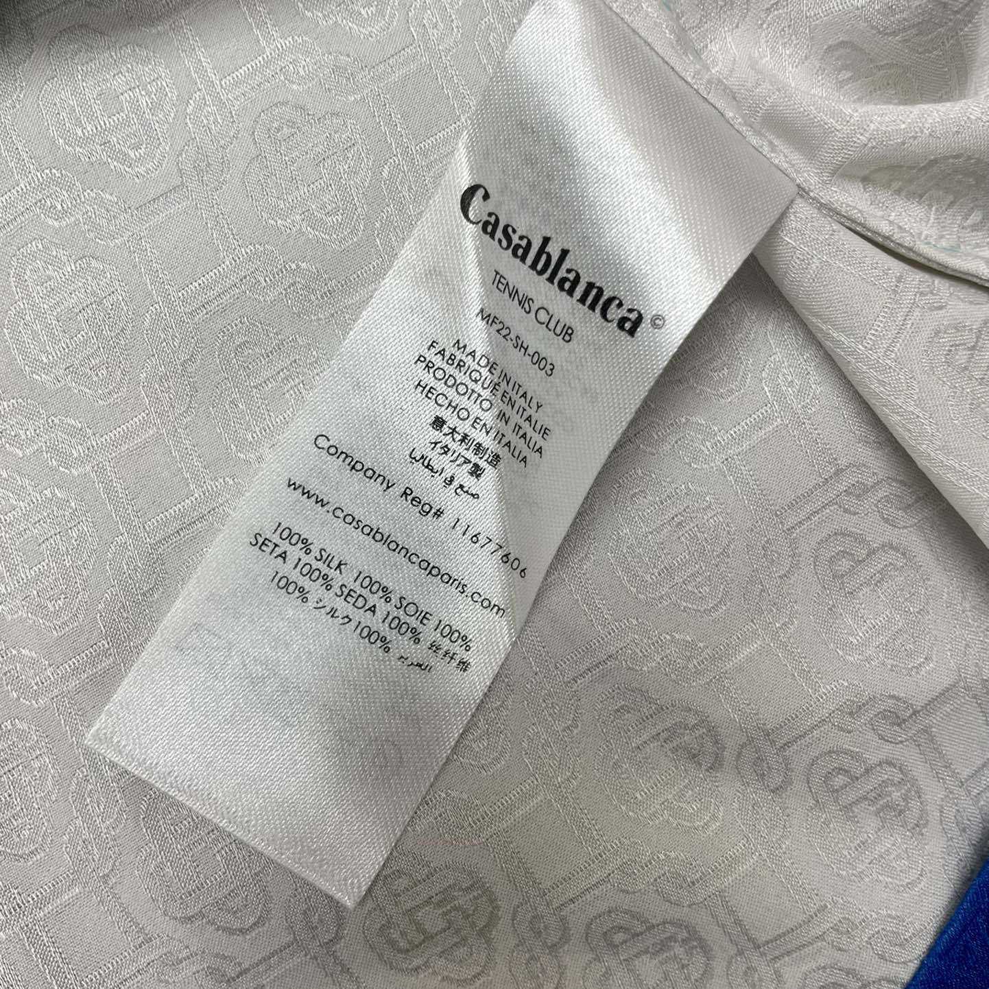 Casablanca Cuban Collar Short Sleeve Graphic Shirt  C2001 - DopestKickz