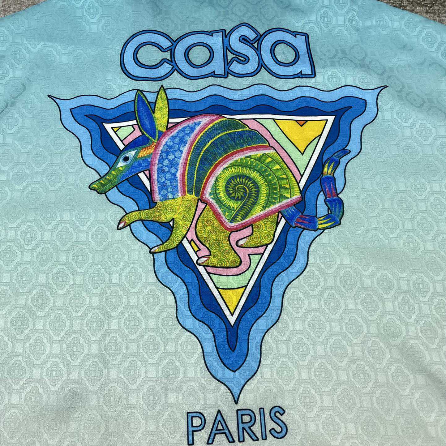 Casablanca Cuban Collar Short Sleeve Graphic Shirt  C2001 - DopestKickz