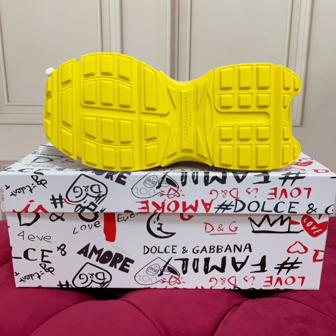 Dolce & Gabbana Chunky Sole Colour-block Sneakers - DopestKickz
