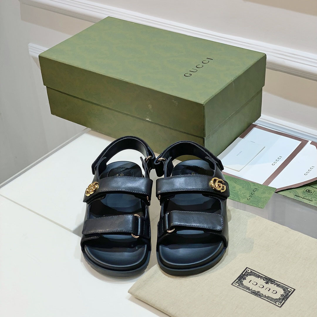Gucci Women's Double G Sandal  - DopestKickz