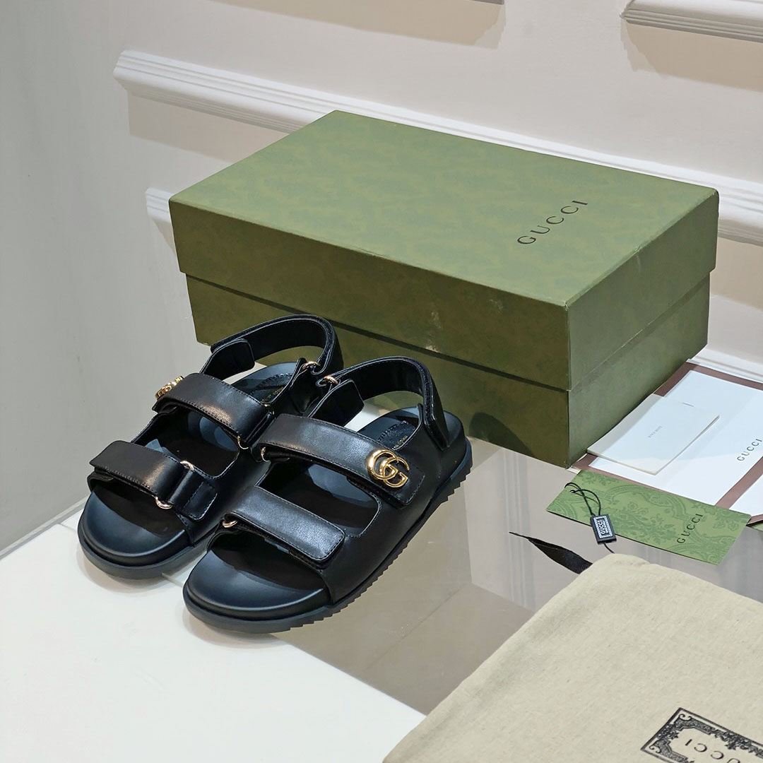 Gucci Women's Double G Sandal  - DopestKickz