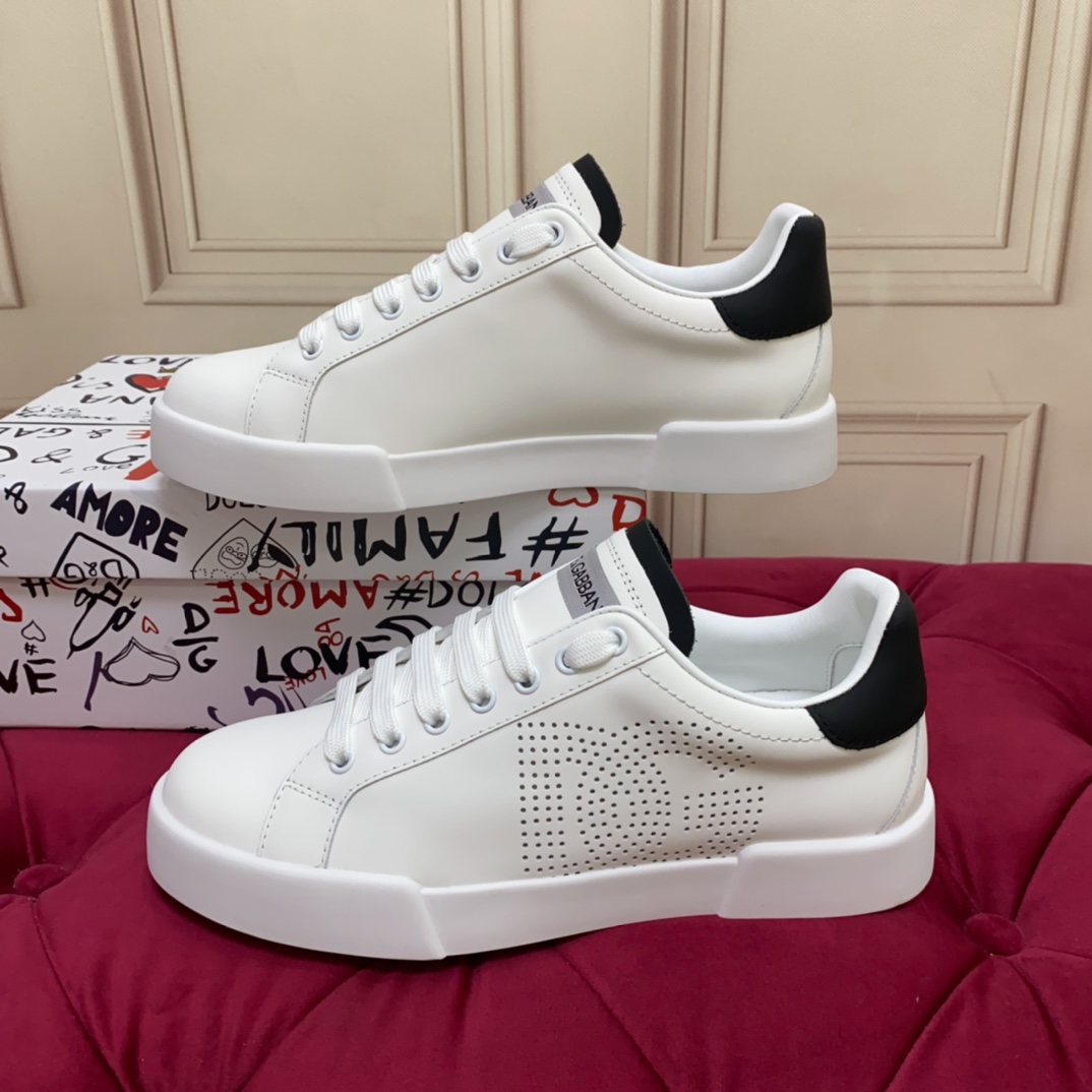 Dolce & Gabbana Calfskin Portofino sneakers   - DopestKickz