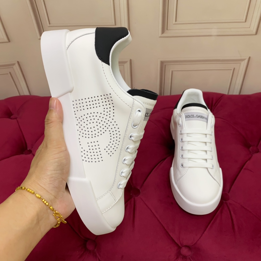 Dolce & Gabbana Calfskin Portofino sneakers   - DopestKickz