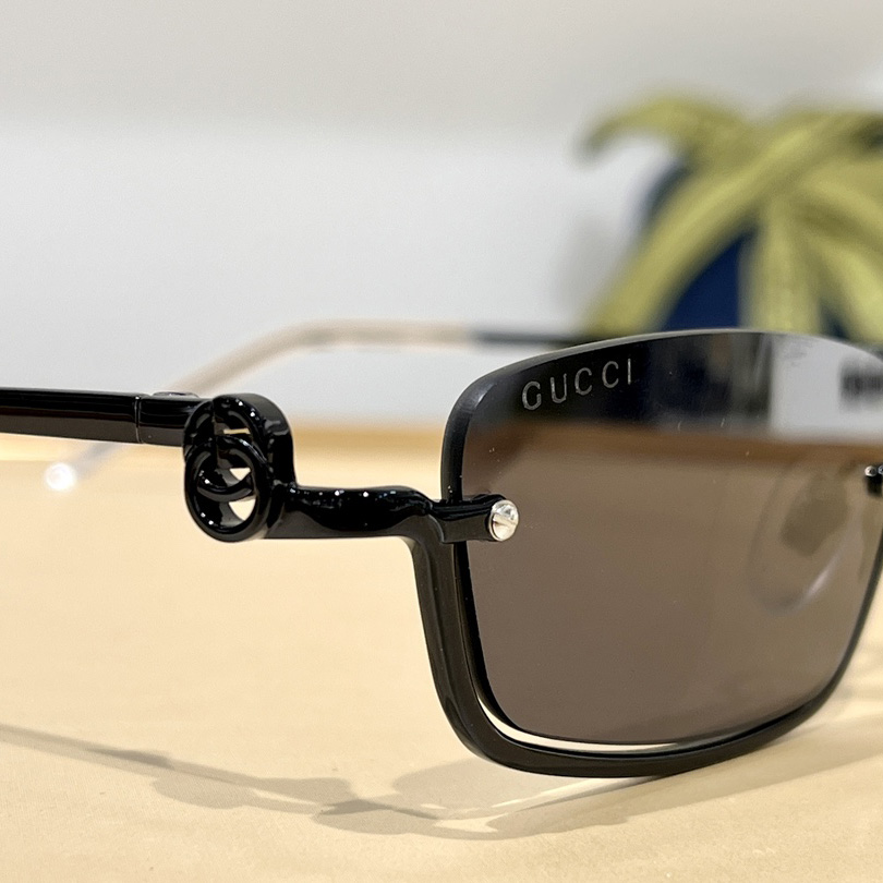 Gucci Rectangular Frame Sunglasses  GG1278S - DopestKickz