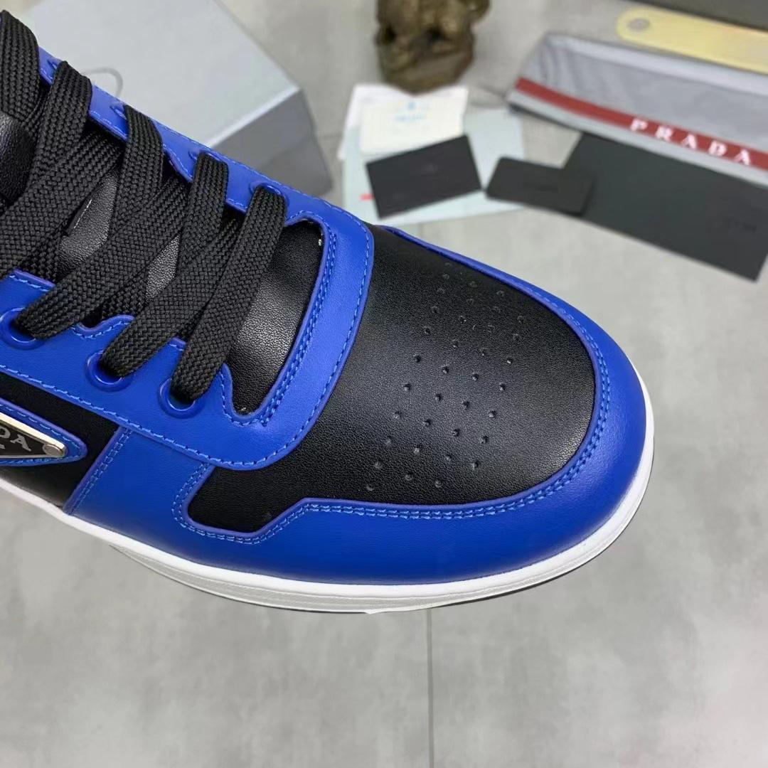 Prada Downtown Leather Sneakers - DopestKickz