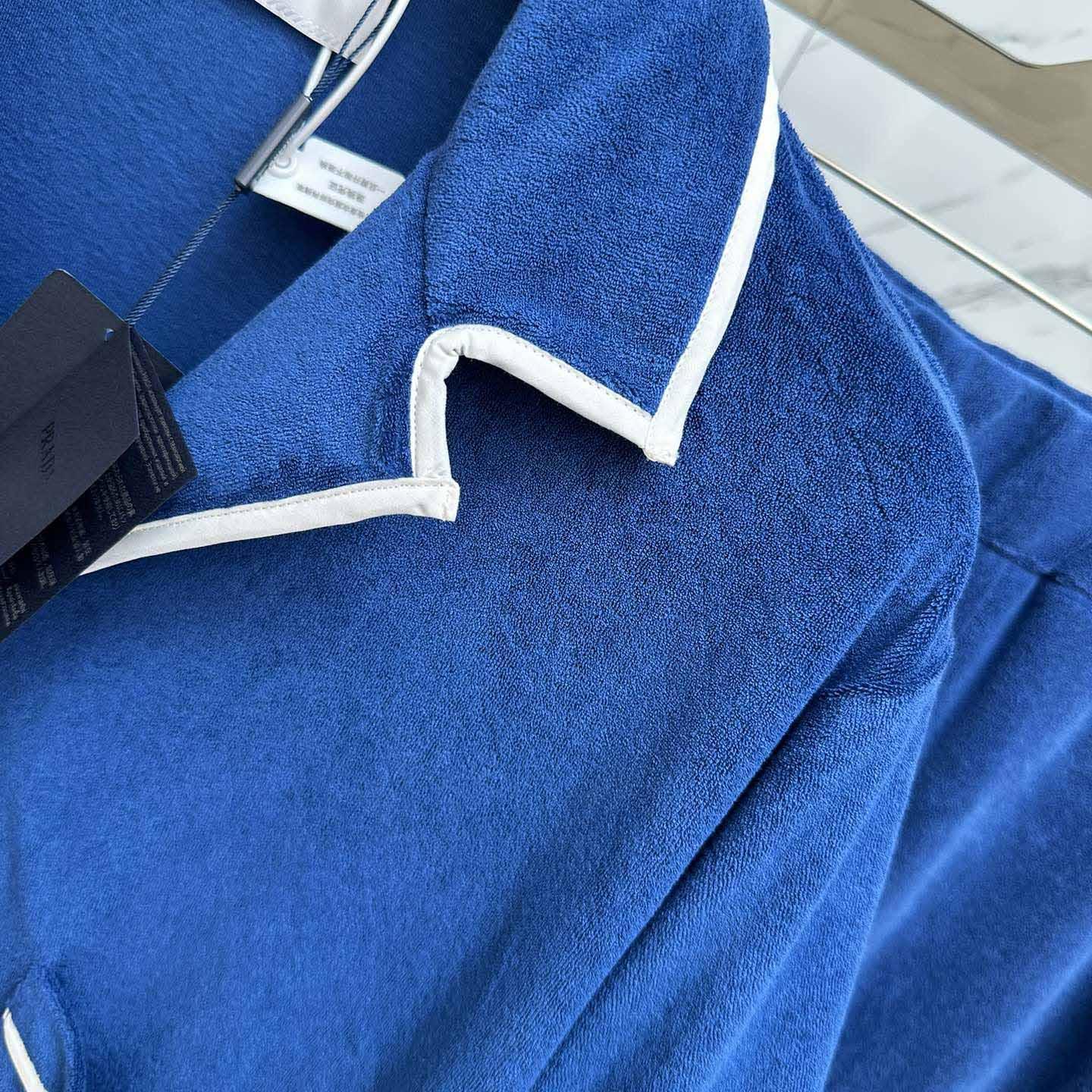 Prada Cotton Bowling Shirt & Shorts - DopestKickz