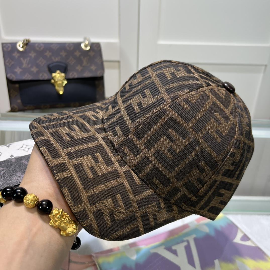 Fendi FF  Logo Baseball Cap - DopestKickz