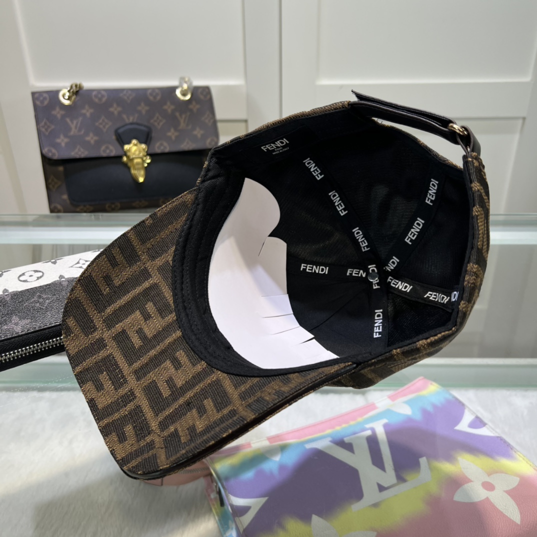 Fendi FF  Logo Baseball Cap - DopestKickz