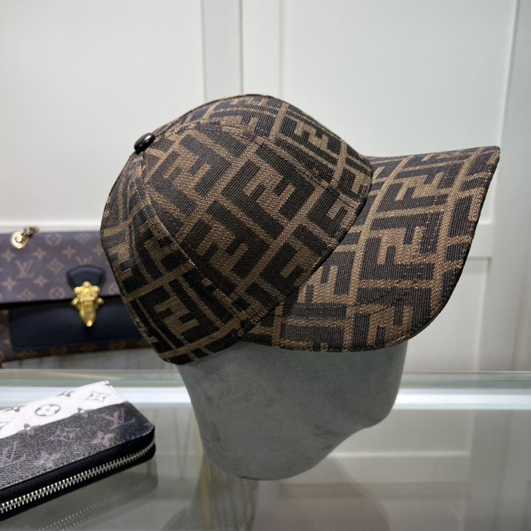 Fendi FF  Logo Baseball Cap - DopestKickz