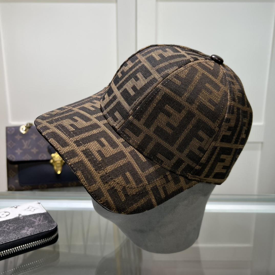 Fendi FF  Logo Baseball Cap - DopestKickz