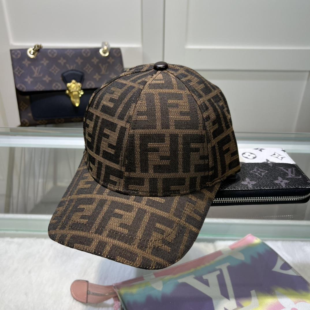 Fendi FF  Logo Baseball Cap - DopestKickz