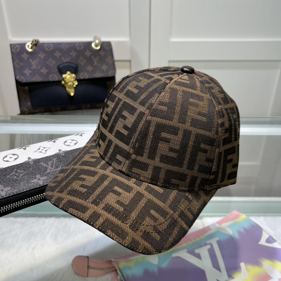 Fendi FF  Logo Baseball Cap - DopestKickz