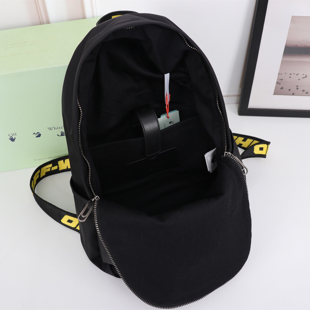 Off White Quote Nylon Backpack  （31×13×47.5cm） - DopestKickz