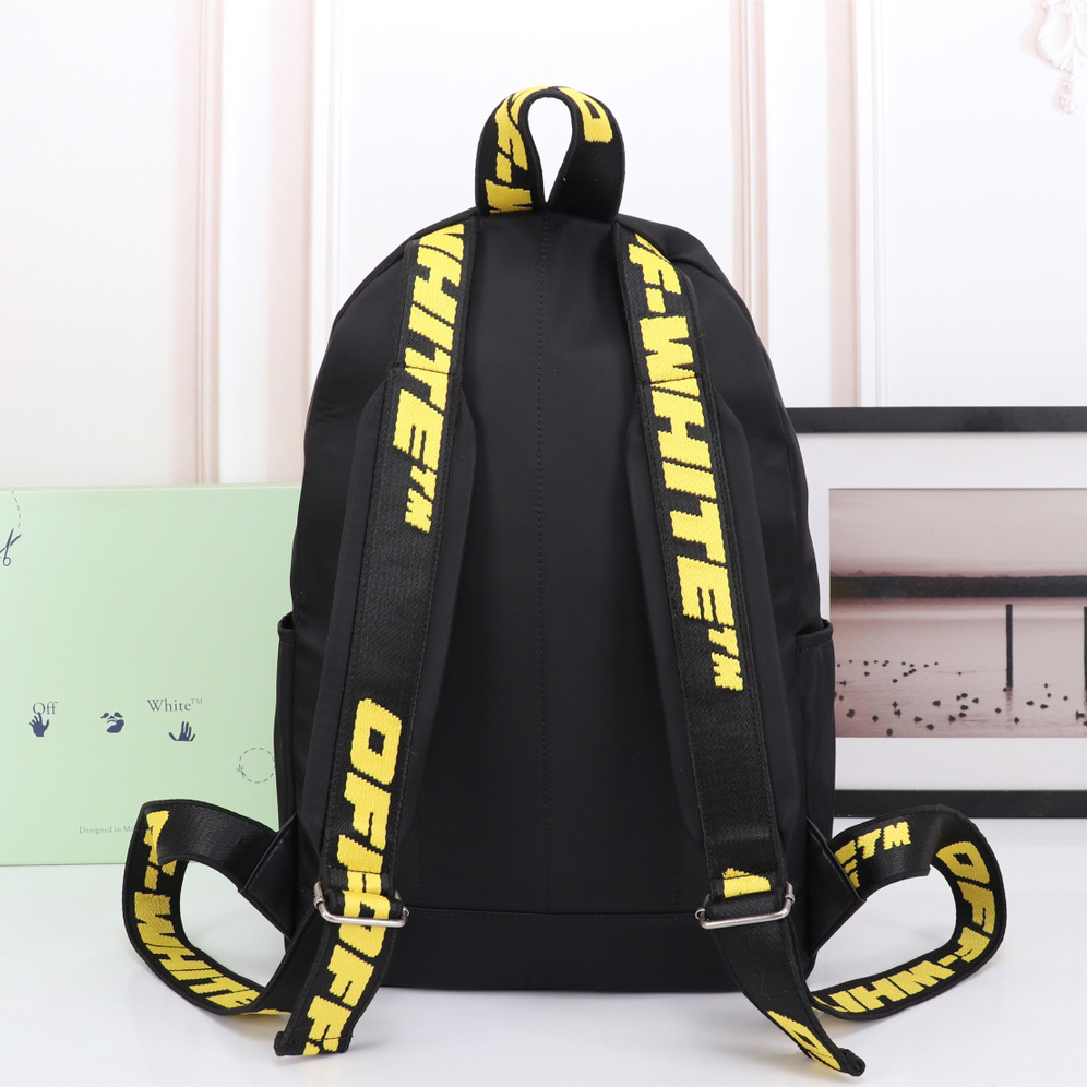 Off White Quote Nylon Backpack  （31×13×47.5cm） - DopestKickz