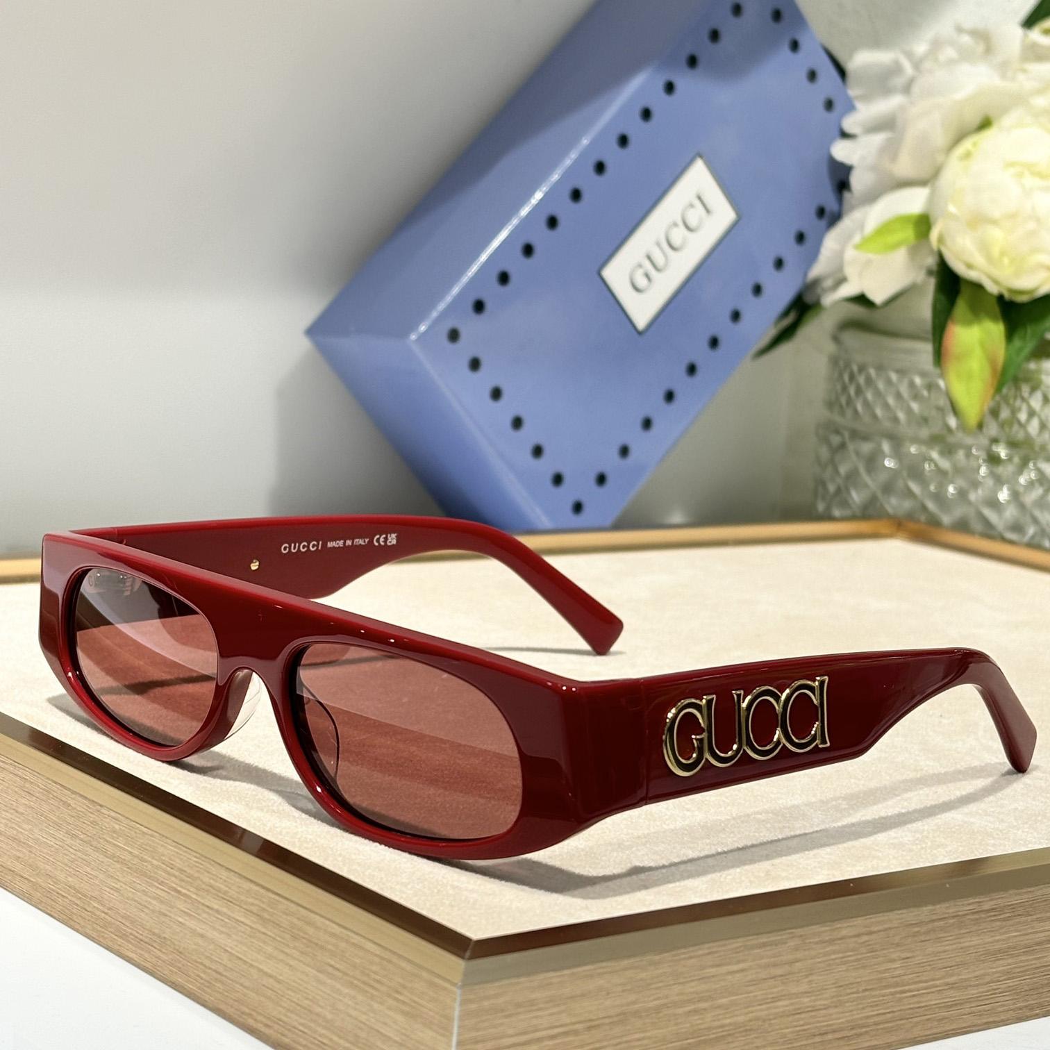 Gucci Geometric Shaped Frame Sunglasses   GG1771S - DopestKickz