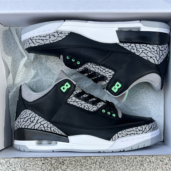  Air Jordan 3 “Green Glow” Basketball Shoes      CT8532-031 - DopestKickz