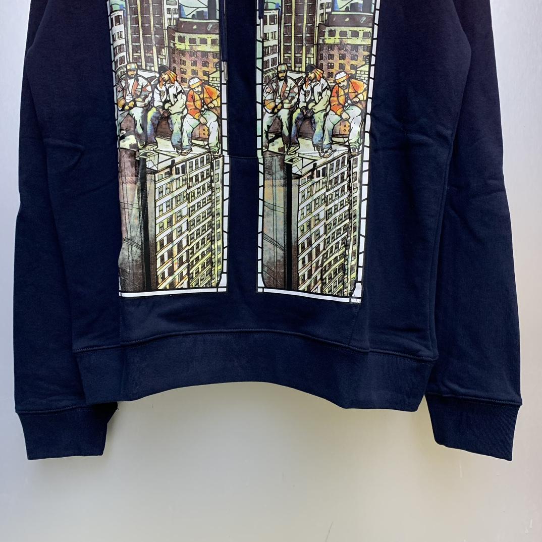 Who Decides War Diplomats Hooded Sweatshirt In Navy - DopestKickz
