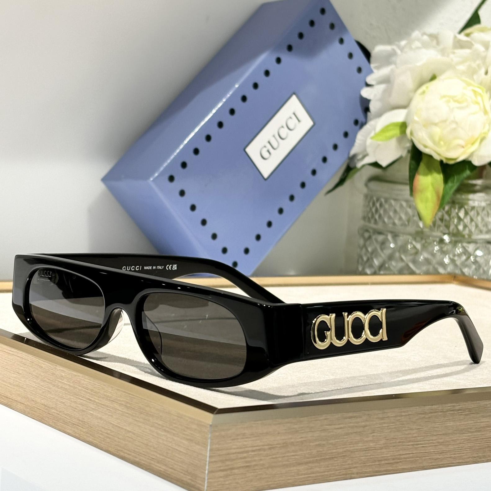 Gucci Geometric Shaped Frame Sunglasses   GG1771S - DopestKickz