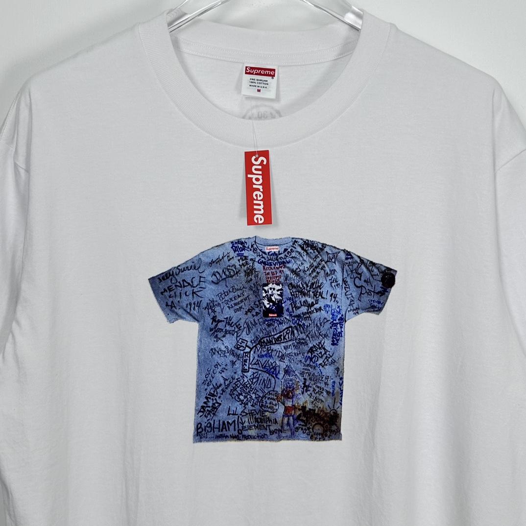 Supreme First Tee - White - DopestKickz