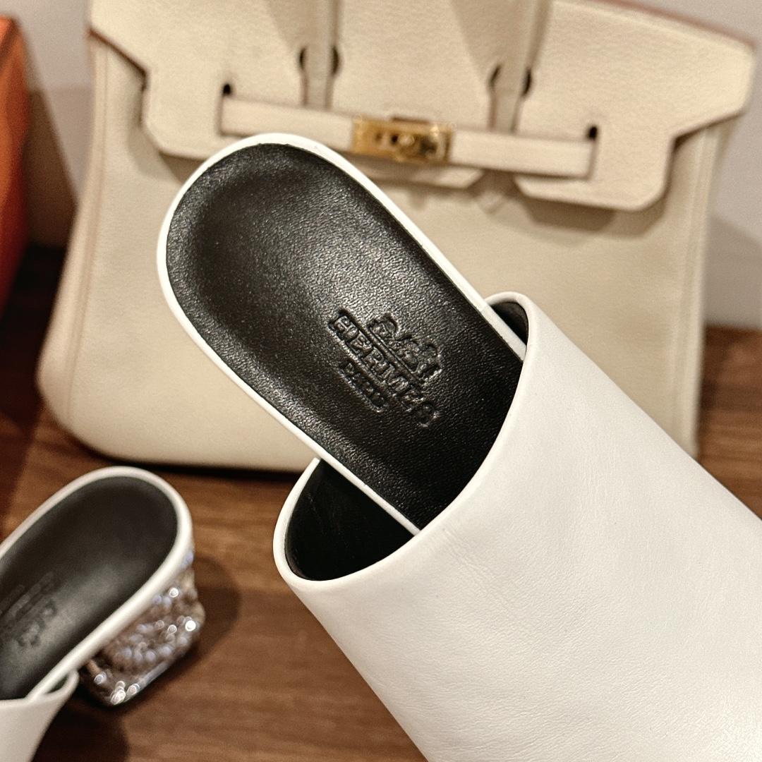 Hermes Glossy 60 Sandal - DopestKickz