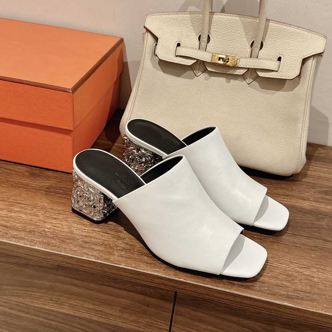 Hermes Glossy 60 Sandal - DopestKickz