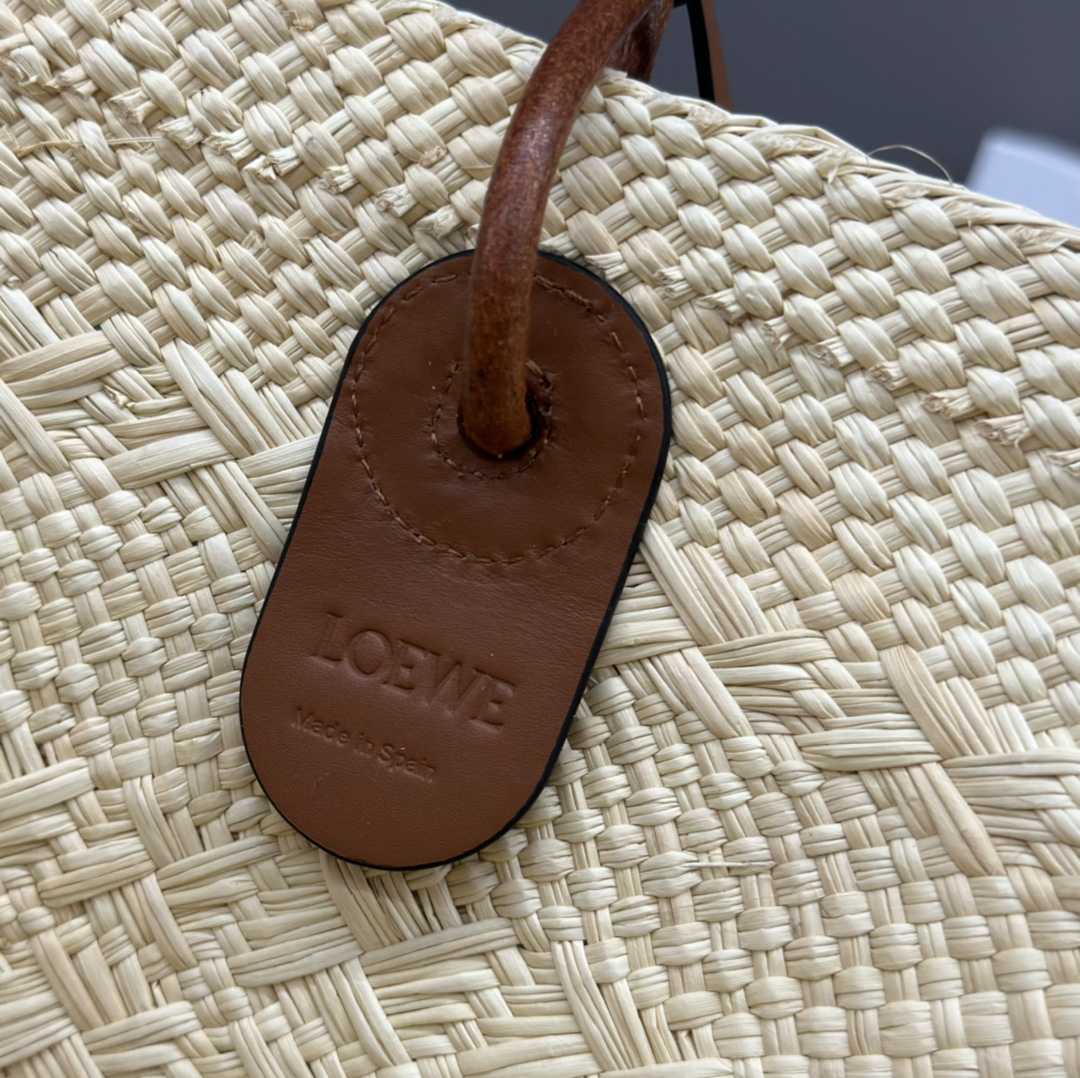 Loewe Anagram Basket Bag In Iraca Palm And Calfskin - DopestKickz