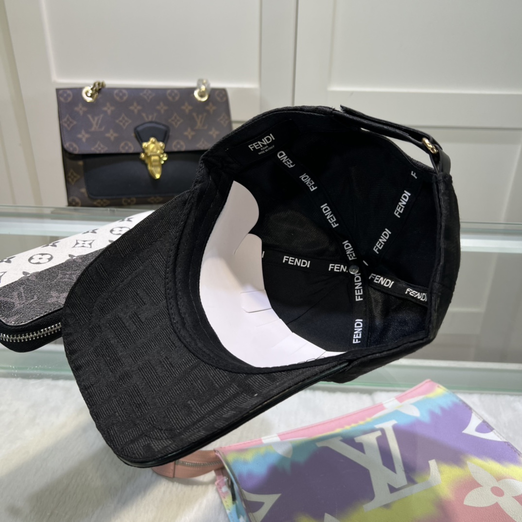Fendi FF  Logo Baseball Cap - DopestKickz