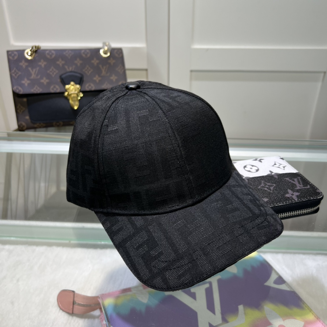Fendi FF  Logo Baseball Cap - DopestKickz